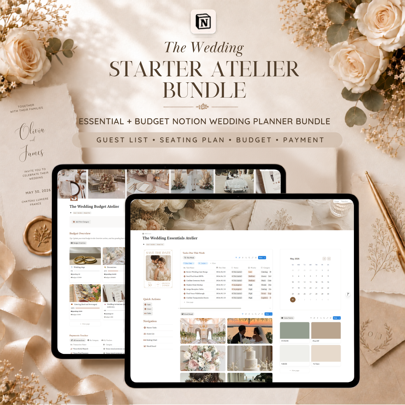 The Wedding Starter Atelier Bundle